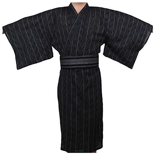 Fancy Pumpkin kimono giapponese da uomo yukata giapponese home robe pigiama vestaglia taglia l-c5