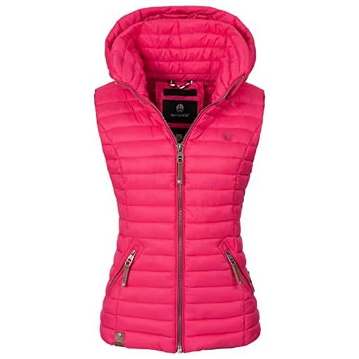 Navahoo shadaa gilet trapuntato mezza stagione da donna verde muschio xs
