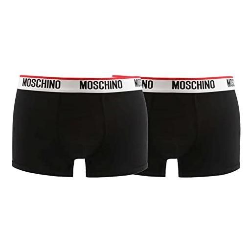 MOSCHINO moschino uomo intimo boxer 47518119 s grigio grey 0489