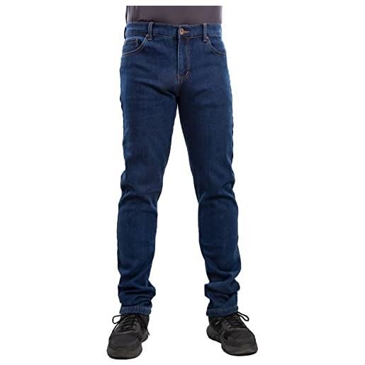 Toocool jeans uomo pantaloni imbottiti pile felpati foderati regular fit h001 [60, y709 jeans]