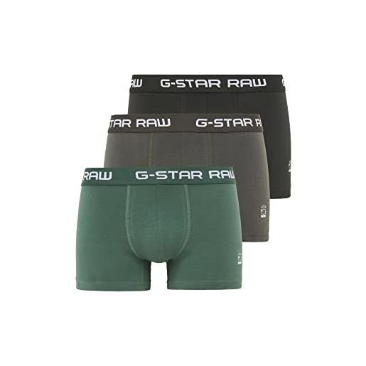 G-STAR RAW men's classic trunk color 3-pack, multicolore (gs grey/asfalt/bright jungle d05095-2058-8529), l