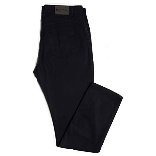 Holiday jeans pantalone modello linhai primaverile/estivo uomo cotone tg. 46 48 50 52 54 56 58 60 made in italy!(blu chiaro, 60)