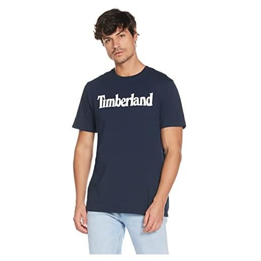 Timberland maglietta kennebec river linear blu, zaffiro scuro, l