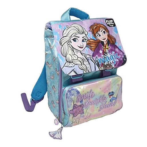 CARTOON zaino estensibile principesse, disney, aurora, cenerentola, belle, jasmine, borsa, scuola, tempo libero, passeggio, 40 x 29 x 27 cm, rosa - pr0807