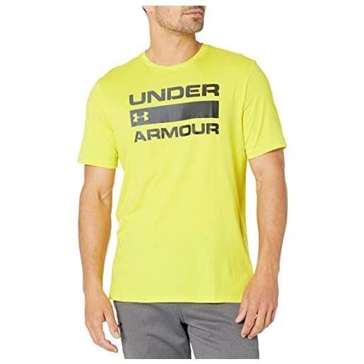 Under Armour team issue wordmark-maglietta a maniche corte graph, sta, m uomo