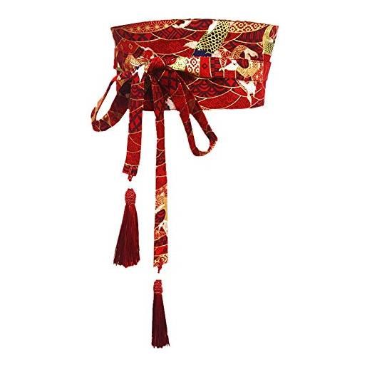 Fancy Pumpkin kimono giapponese yukata obi con cinturino nappa harajuku cinturino-v14