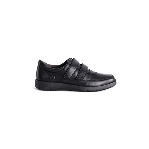 Valleverde scarpa moda comoda per il benessere dei piedi 44 nero