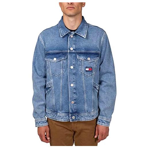 Tommy Jeans - giacca uomo oversize con dettaglio colorblock - taglia s