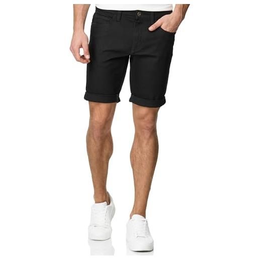 Indicode uomini caden jeans shorts | pantaloncini jeans used look con 5 tasche rinse wash m