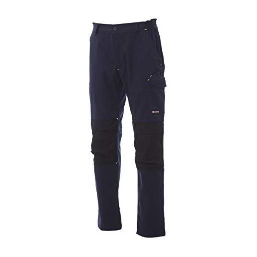 PAYPER pantalone da lavoro unisex worker tech blu navy/nero anche con ricamo e stampa xxl