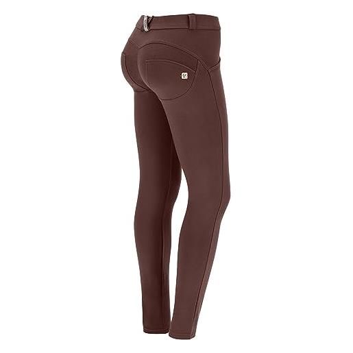 FREDDY - pantaloni push up wr. Up® skinny cotone organico vita regular, grigio, medium