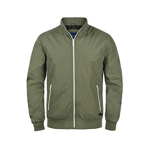 b BLEND blend brad giacca di mezza stagione piumini giubotto da uomo con collo alto, taglia: m, colore: phantom grey (70010)