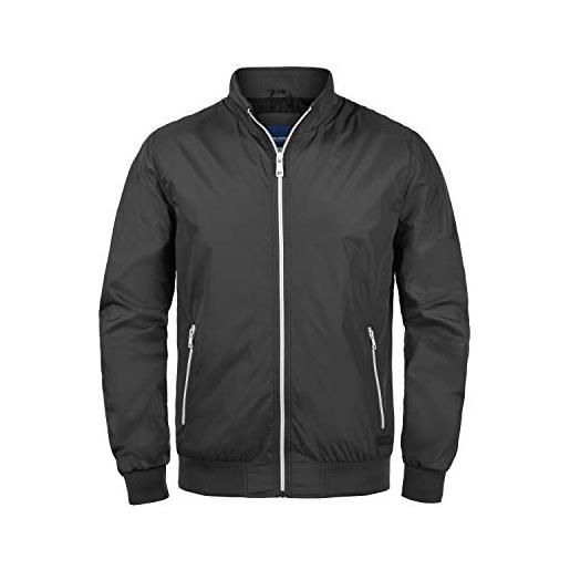 b BLEND blend brad giacca di mezza stagione piumini giubotto da uomo con collo alto, taglia: m, colore: phantom grey (70010)