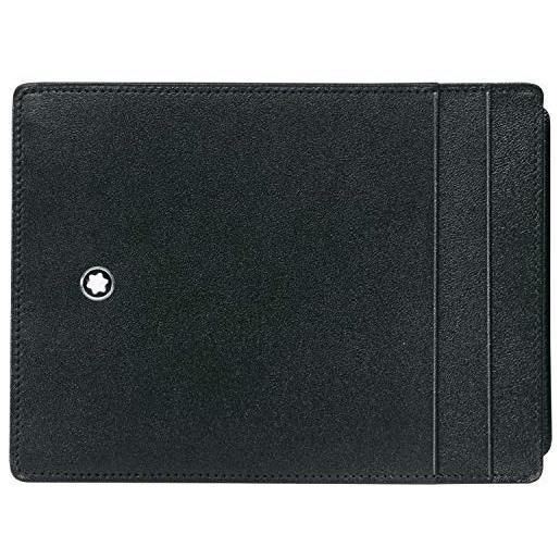 Montblanc meisterstück porta carte di credito 12 centimeters nero (schwarz)