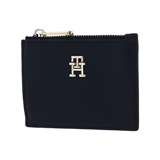 Tommy Hilfiger th casual slim wallet with zip space blue