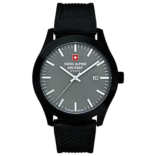 Swiss Alpine Military by grovana 7055-1878sam - orologio da polso da uomo, colore: nero