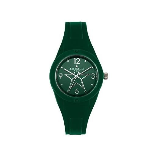 Jack & Co orologio analogico-digitale automatico da donna con cinturino in silicone s7264506