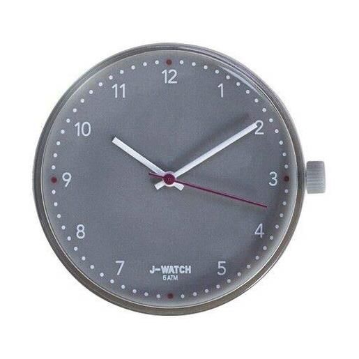 JUSTO orologio j watch quadrante cassa modello grande mm 40 (grigio numeri)