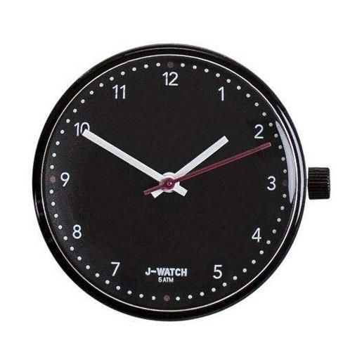 JUSTO orologio j watch quadrante cassa modello grande mm 40 (nero numeri)