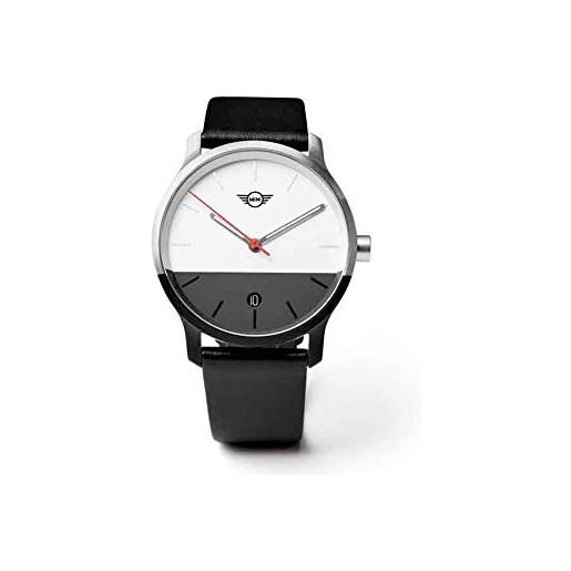 Mini orologio da polso originale, bianco/nero, collezione 2018/2020