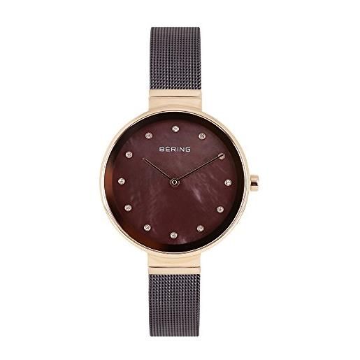 BERING donna analogico quarzo classic orologio con cinturino in acciaio inossidabile cinturino e vetro zaffiro 12034-265