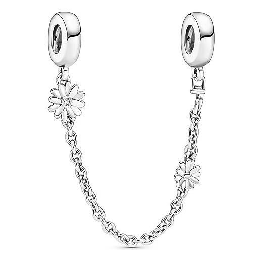 Pandora safety chain bead 798764c01-05 in argento per donna. 
