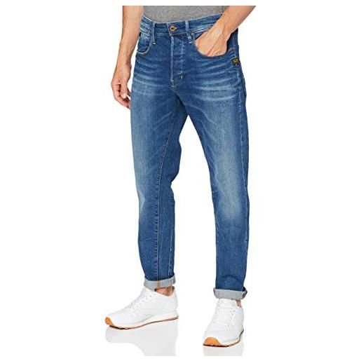 G-STAR RAW men's loic relaxed tapered jeans, blu (sun faded cyan d16132-b767-b164), 30w / 34l