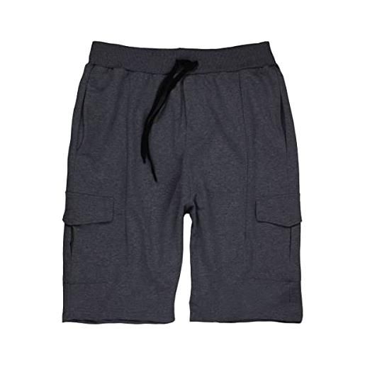 Lavecchia bermuda lv-2011 - pantaloni cargo da uomo, taglie forti, colore: antracite, antracite. , xxxxxxxl