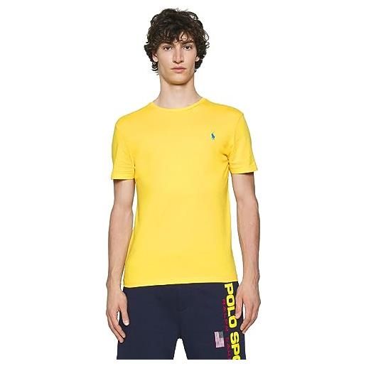 POLO RALPH LAUREN maglia personalizzata slim fit, giallo, xl