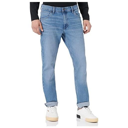 Wrangler sottile pantaloni, blu, w38 / l30 uomo