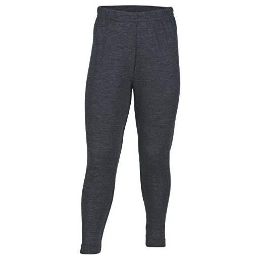 Engel natur, pantaloni da jogging per bambini a costine sottili, 70% lana (kbt), 30% seta borgogna 128