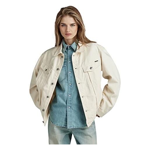 G-STAR RAW women's oversized western jacket, blu (antique faded niagara d22579-d317-d885), xl