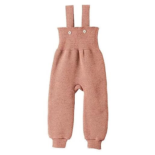 Disana newborn - pantaloni a maglia con vita alta, 100% lana merino biologica gots, ivn best | unisex | made in germany, grigio. , 86 cm-92 cm