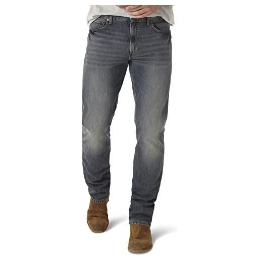 Wrangler jeans da uomo in stile retrò, slim fit, dritto, cavaliere scuro, 38w x 34l