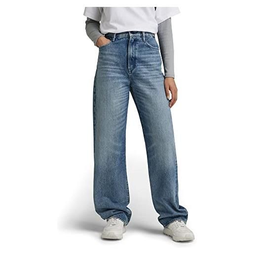 G-STAR RAW women's tedie ultra high straight jeans, grigio (worn in tin d21196-c526-c943), 32w / 32l