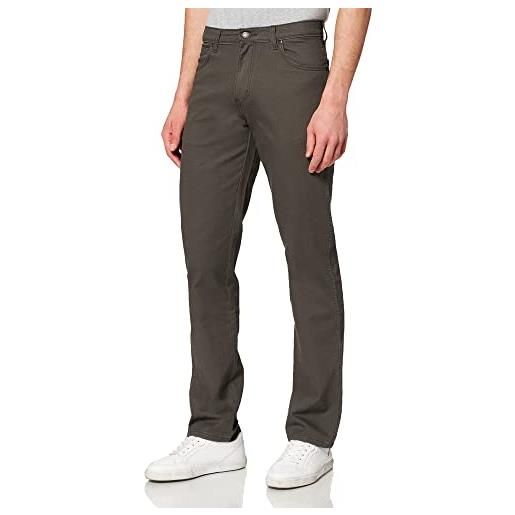 Wrangler regular fit dark antracite, pantaloni, uomo, grigio (grey), 33w / 30l