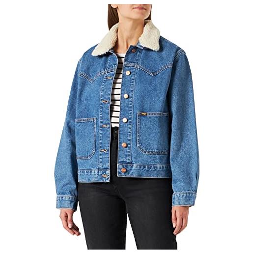 Wrangler western ranch jacket giacca, sandi, small da donna