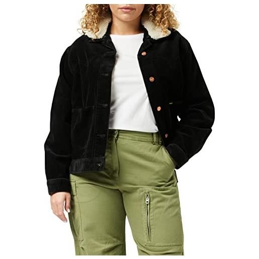Wrangler western ranch jacket giacca, black, x-large da donna
