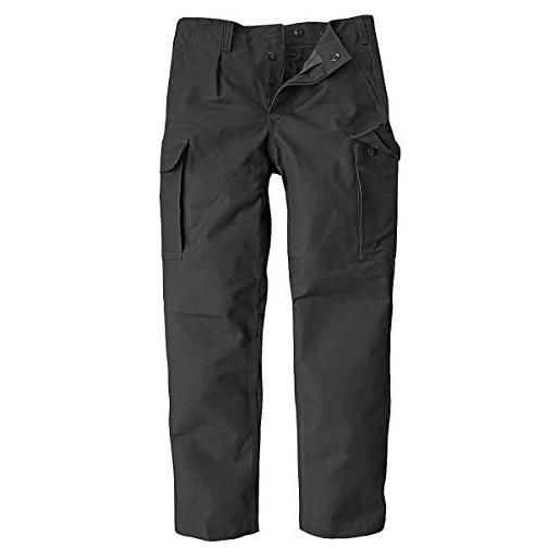 Bw-online-shop, pantaloni tattici delle forze armate tedesche, pantaloni da campo originali in tessuto moleskin nero 50