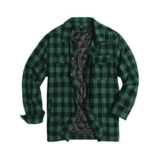 COOFANDY camicia uomo fodera scozzese camicia da boscaiolo invernale giacca camicia termica cappotto giacca invernale