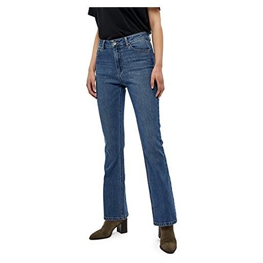 Peppercorn linda high waisted flared jeans donna, bianco (0001 white), 34
