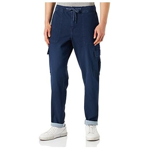 Pepe Jeans castle cargo, jeans uomo, blu (denim), 34w / 32l