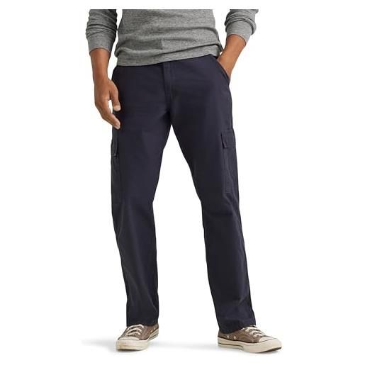 Wrangler Authentics pantaloni casual da uomo, ripstop blu navy, w38/l34