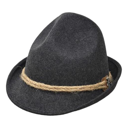 MELEGARI cappello tirolese dreispitzhut stella alpina | cappello da montagna | cappello alpino | uomo donna | estate/inverno