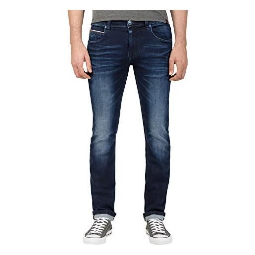Timezone slim scotttz jeans skinny, blu (aged navy wash 3322), w36/l34 (taglia produttore: 36/34) uomo