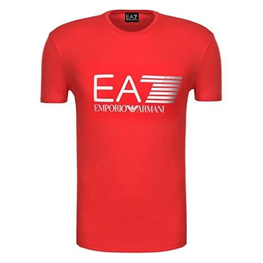 Emporio Armani t-shirt ea7 uomo maglietta 3zpt62 pj03z, manica corta, girocollo (s, bianco)