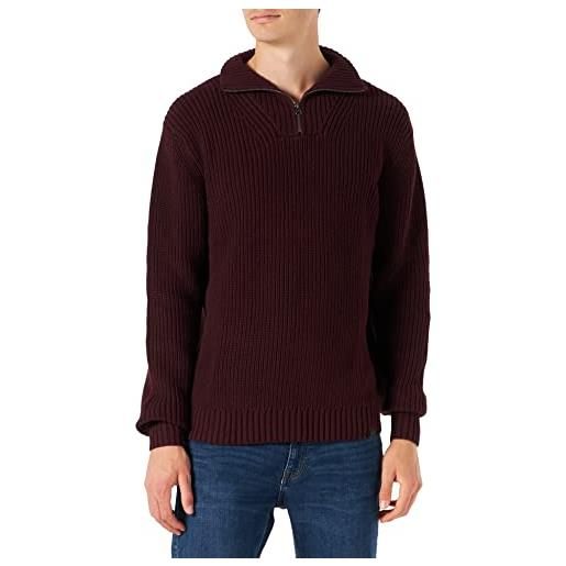 Lee half zip knit maglione, velvet beet, medium uomini