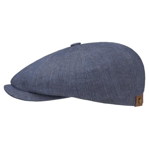 Stetson Ocala Cappellino Da Portuale In Cotone Con Protezione UV 40 – Berretto Regolabile Uomo, Estate/inverno, Used-look
