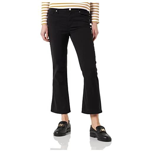 Armani Exchange j62 flare capri, jeans donna, nero (black), 25