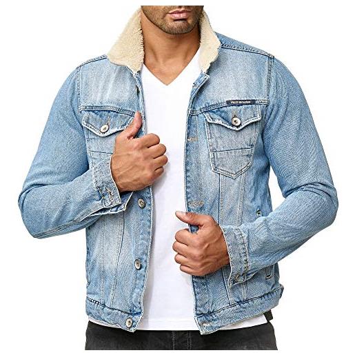 Redbridge giacca a jeans uomo giubbotto blu xxl